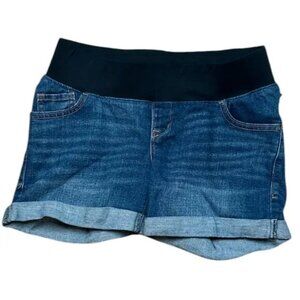 Old Navy maternity jean shorts.  Size 4